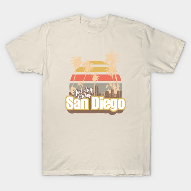 Stay classy San Diego T-Shirt by Graphiksmash